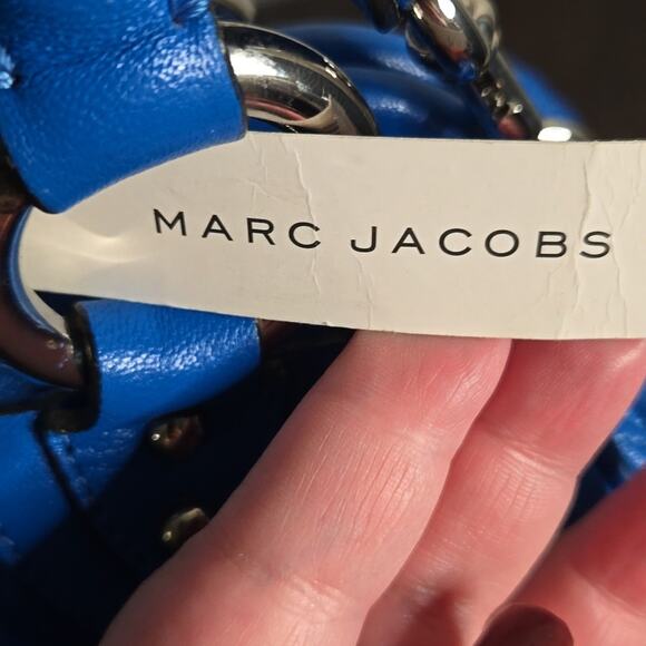 Y2k Marc Jacobs Blue Quilted Stam Purse - Picture 2 of 15